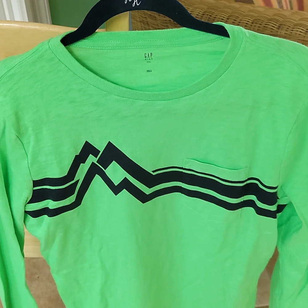 Gap green pocket long sleeve XXL/14